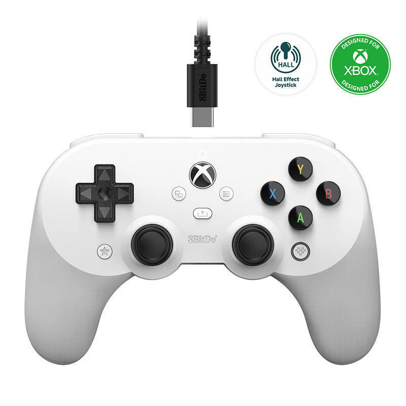 8BitDo Pro 2 Wired Controller for Xbox (Hall Effect joysticks) Replacement Accessory