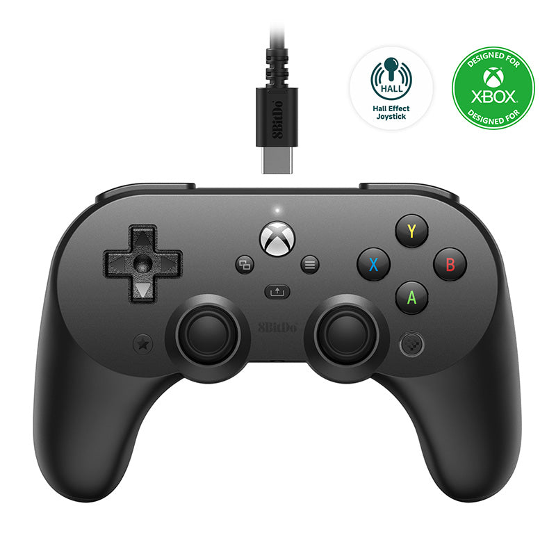 8BitDo Pro 2 Wired Controller for Xbox (Hall Effect joysticks) Replacement Accessory