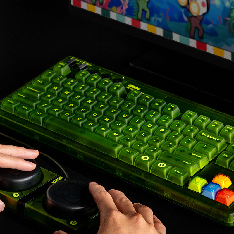 8BitDo Retro 87 Mechanical Keyboard - Xbox Edition for Smooth Gameplay