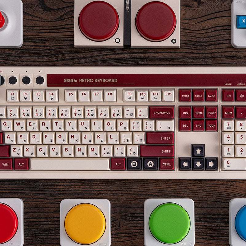 8BitDo Retro 108 Mechanical Keyboard for Smooth Gameplay