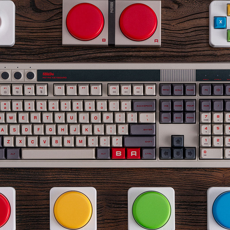 8BitDo Retro 108 Mechanical Keyboard for Smooth Gameplay