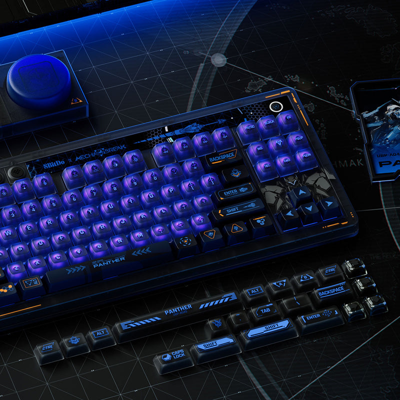 8BitDo Retro 87 Mechanical Keyboard - Mecha BREAK for Smooth Gameplay