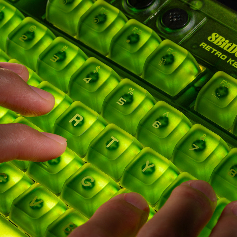8BitDo Retro 87 Mechanical Keyboard - Xbox Edition for Smooth Gameplay
