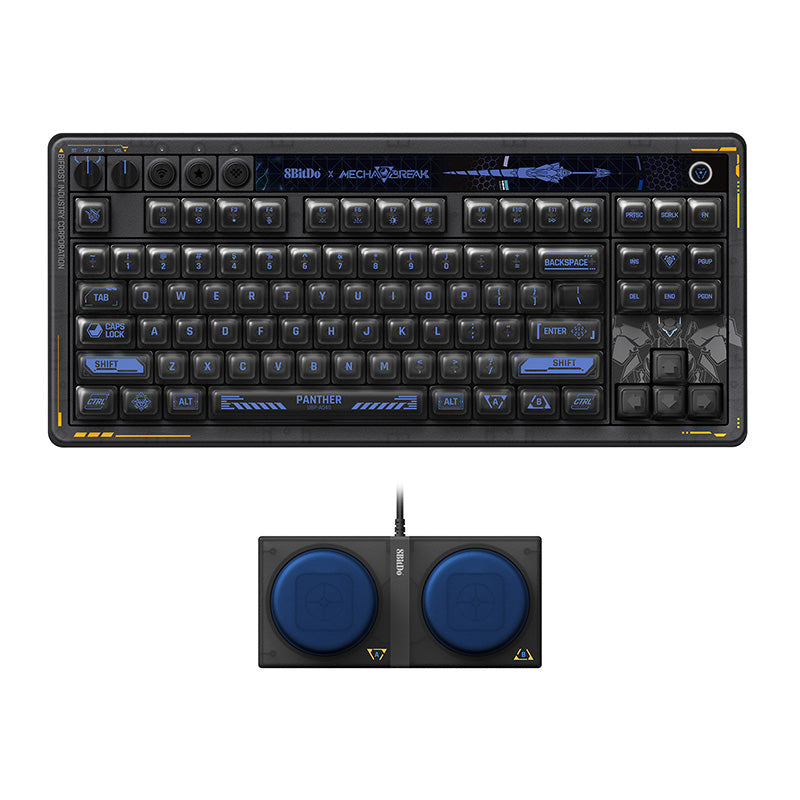 8BitDo Retro 87 Mechanical Keyboard - Mecha BREAK for Smooth Gameplay