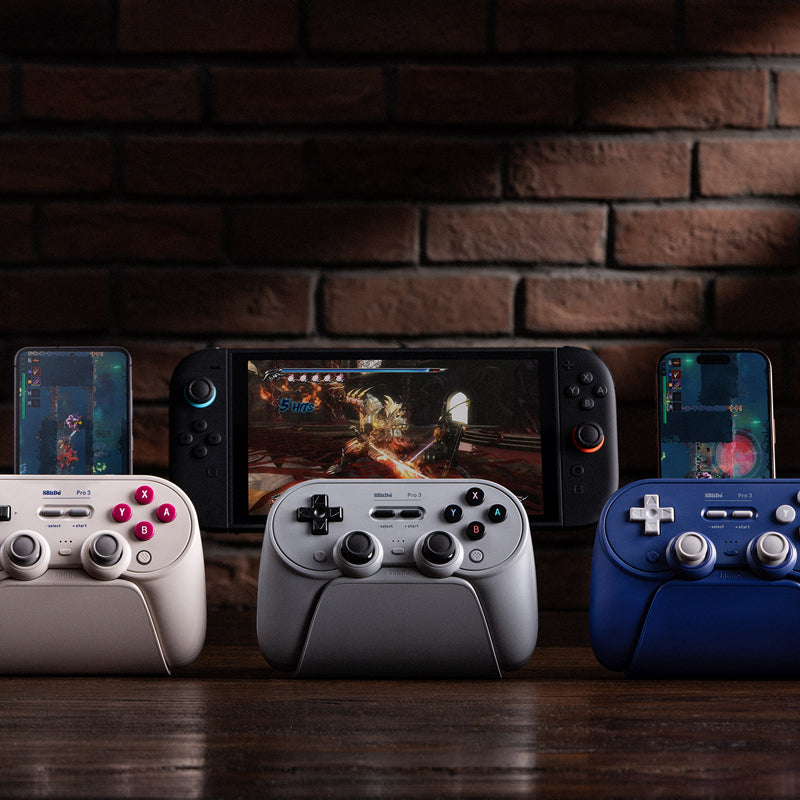 8BitDo Pro 3 Bluetooth Gamepad for Smooth Gameplay