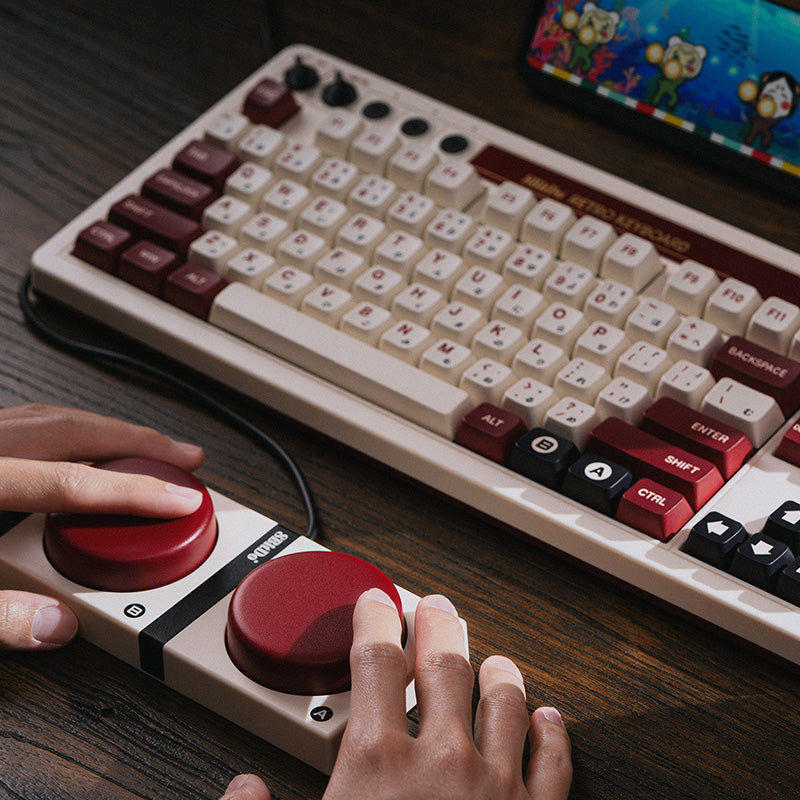 8BitDo Retro Mechanical Keyboard for Smooth Gameplay