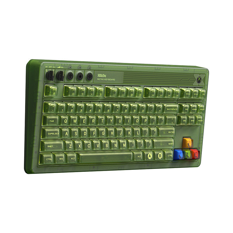 8BitDo Retro 87 Mechanical Keyboard - Xbox Edition for Smooth Gameplay