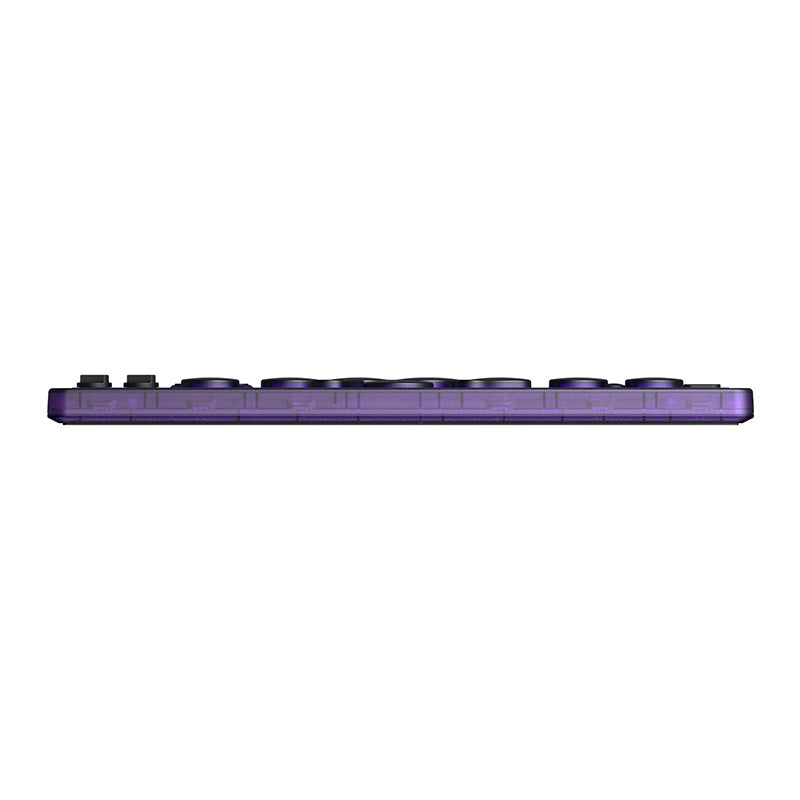 8BitDo Arcade Controller - Transparent Purple Signature Edition for Smooth Gameplay