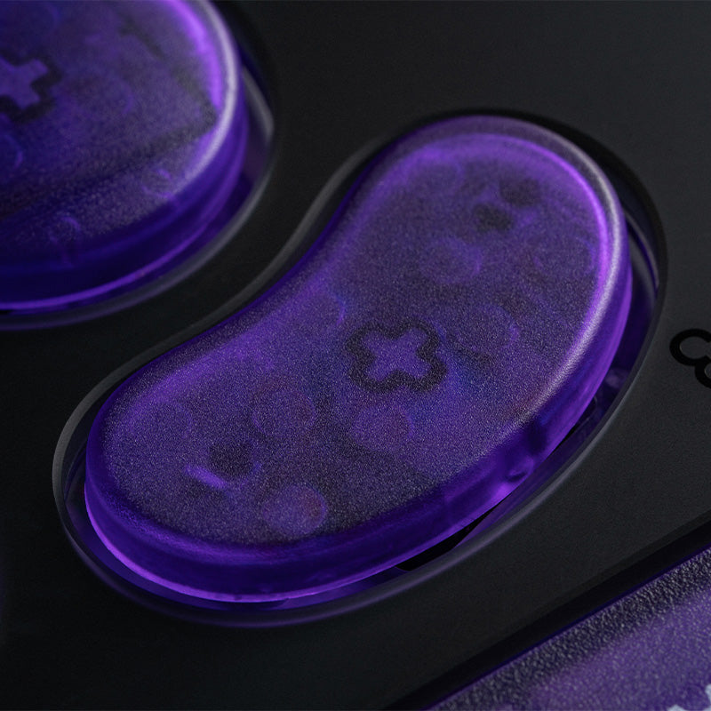 8BitDo Arcade Controller - Transparent Purple Signature Edition for Smooth Gameplay