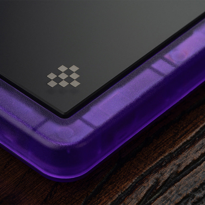 8BitDo Arcade Controller - Transparent Purple Signature Edition for Smooth Gameplay