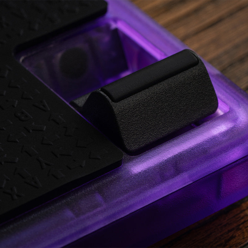 8BitDo Arcade Controller - Transparent Purple Signature Edition for Smooth Gameplay