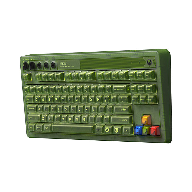8BitDo Retro 87 Mechanical Keyboard - Xbox Edition for Smooth Gameplay
