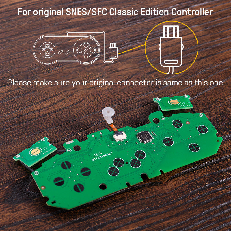 8BitDo Mod Kit for SNES/SFC Classic Edition Controller (Classic) Replacement Accessory